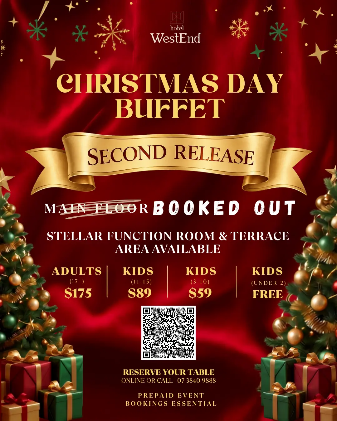 Christmas Day Buffet 2026